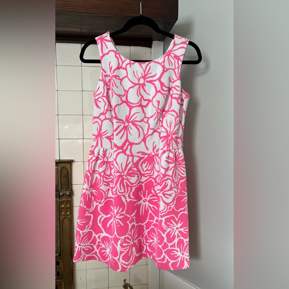 Lilly Pulitzer Bella Dress-pink strike a pose